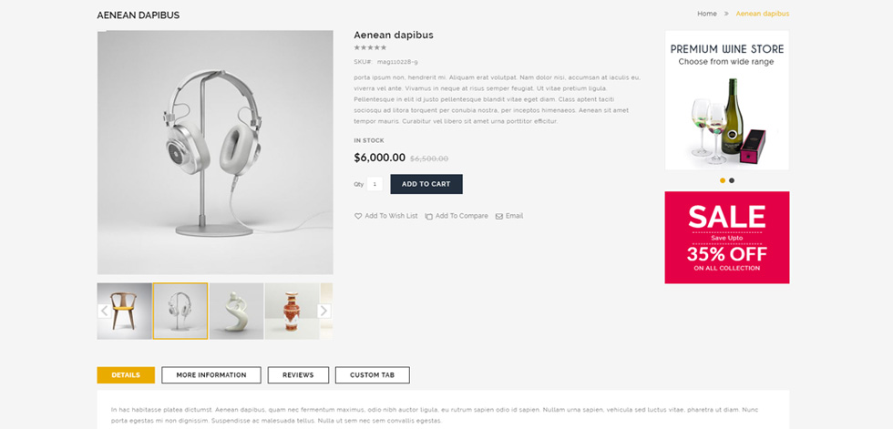 Product page