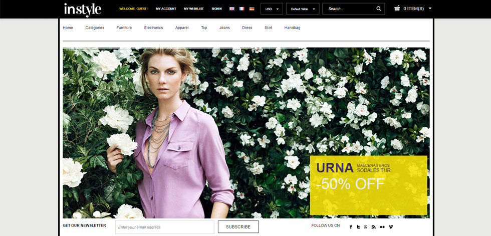 Home page