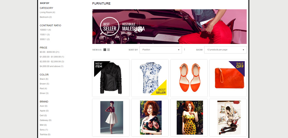 Category page