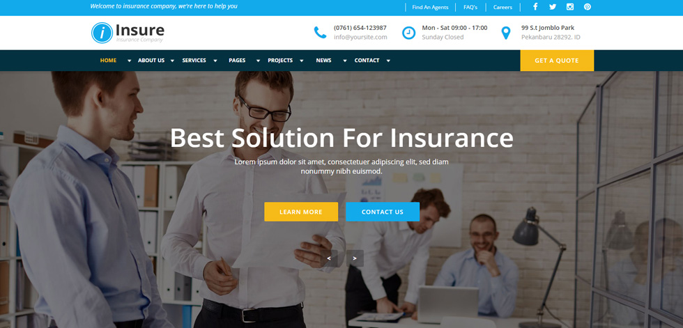Home page