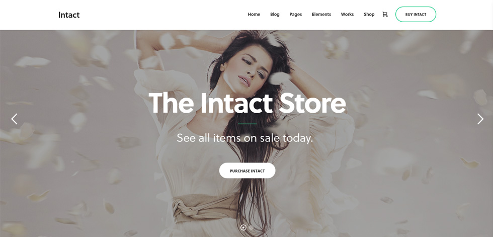 Welcome screen