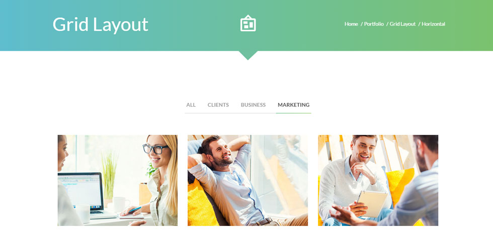 Portfolio page