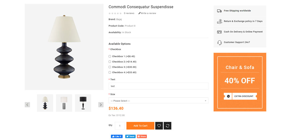 Product page