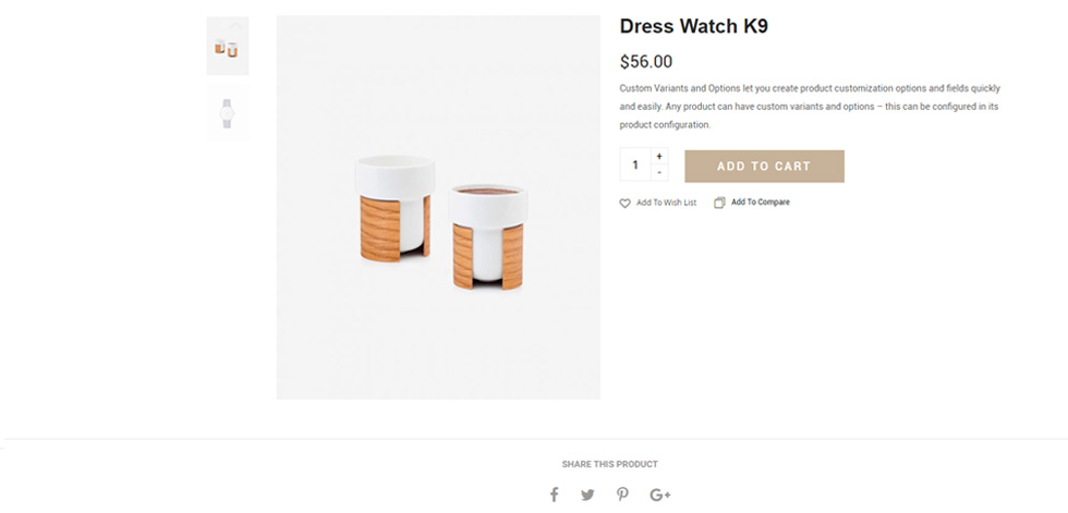 Product page