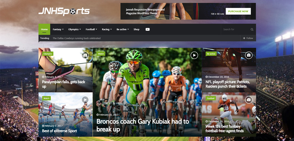 Home page
