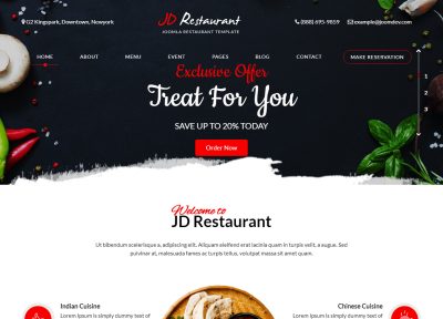 Best Responsive Joomla Cafe Templates 2017