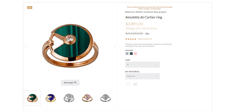 Product page