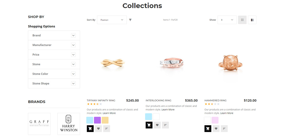 Category page