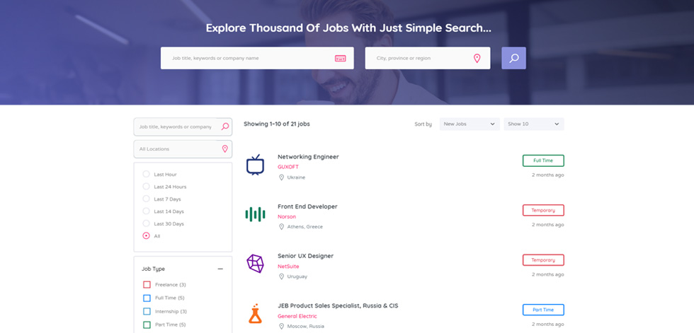 Job list