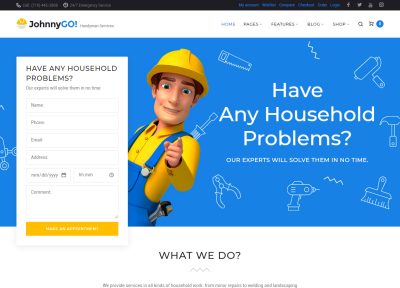 Latest Responsive Handyman WordPress Themes in 2018