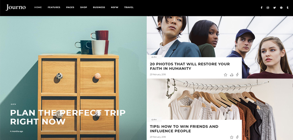 Home page