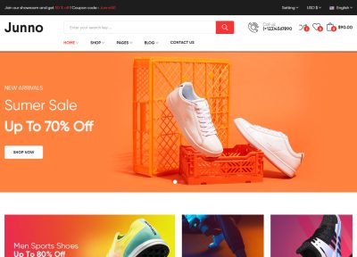 10+ Latest React js eCommerce Website Templates