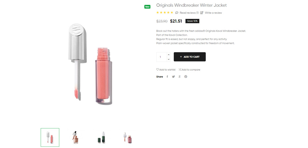 Product page