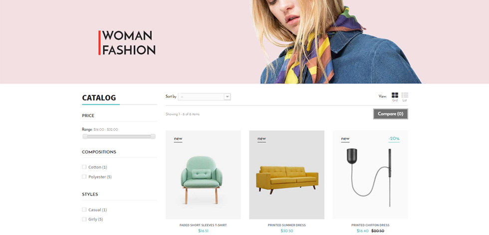 Category page