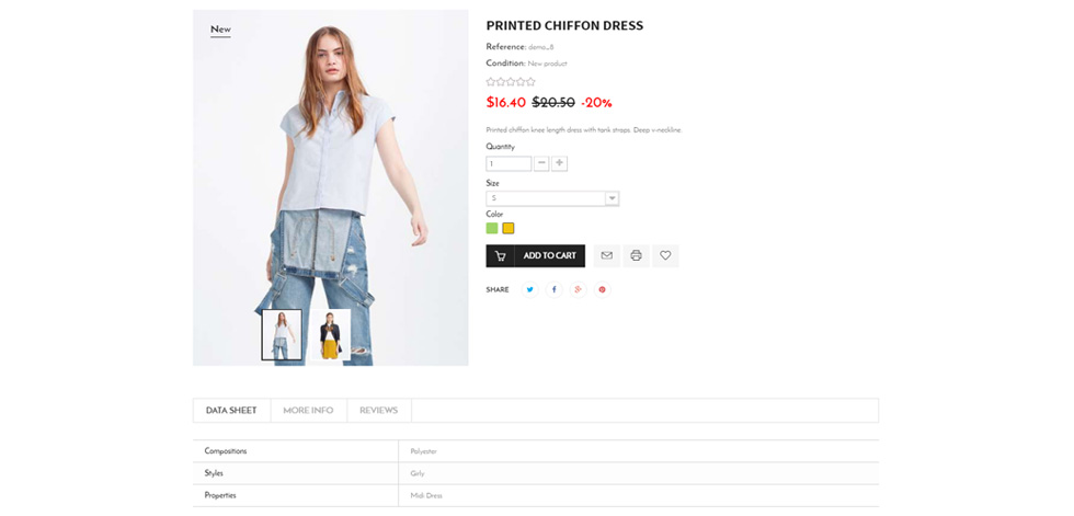 Product page
