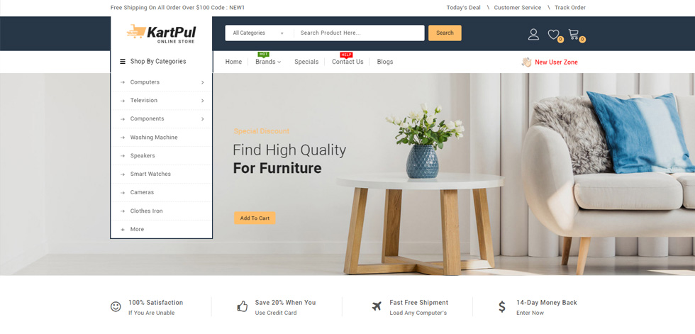 Home page