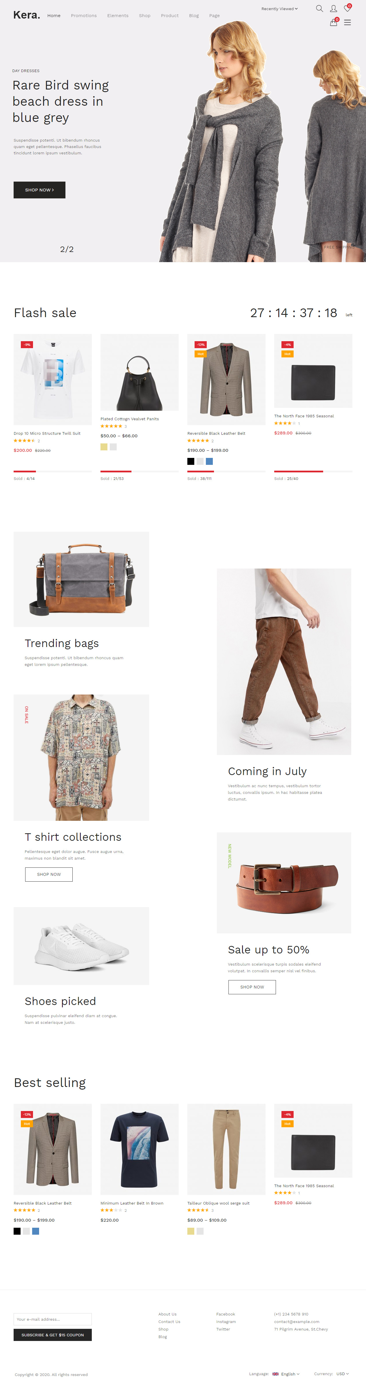 Kera Best Fashion WordPress Themes