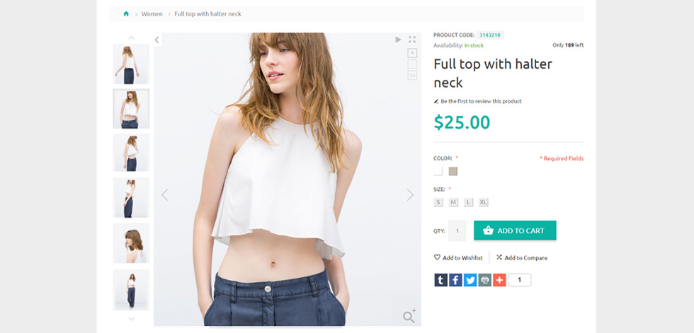 Product page