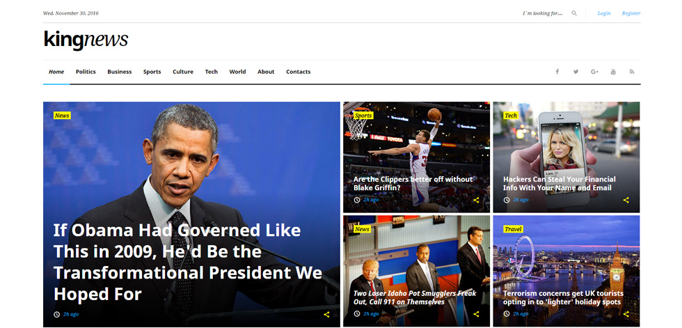 Home page