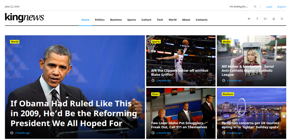 Home page