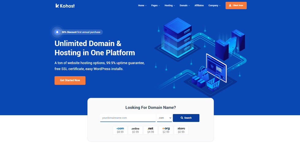 Home page