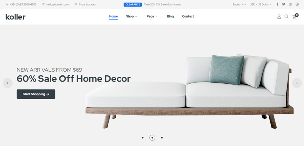 Home page