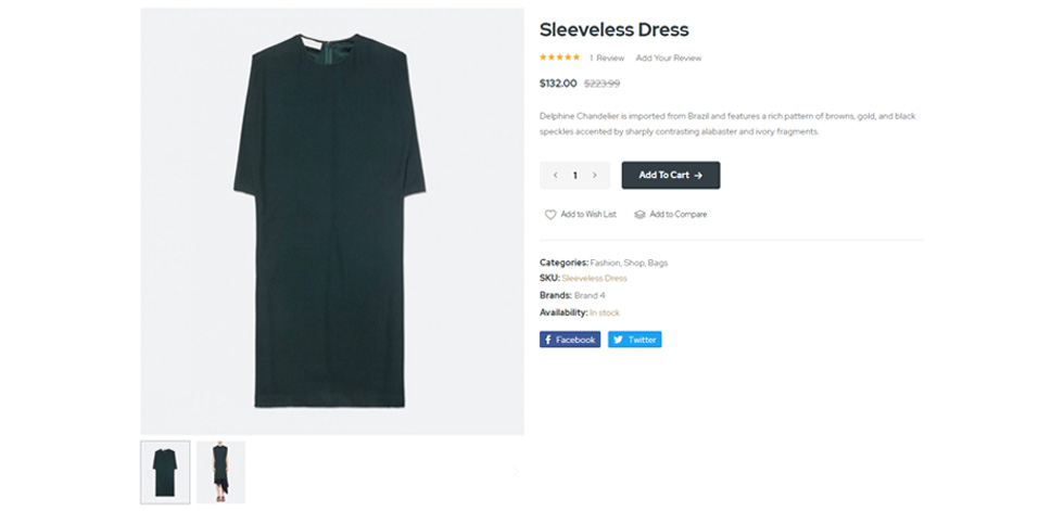Product page