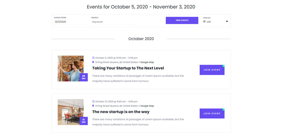 Events