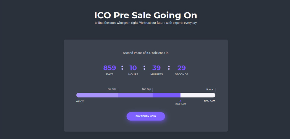 Token sale