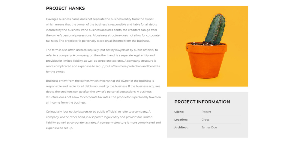 Portfolio details