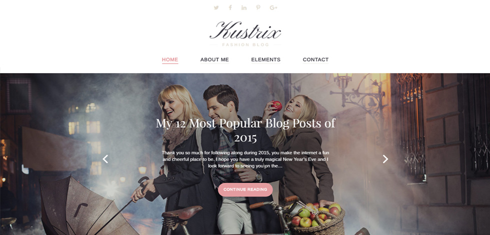 Home page