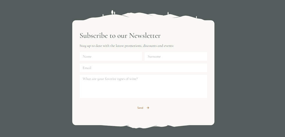 Contact page