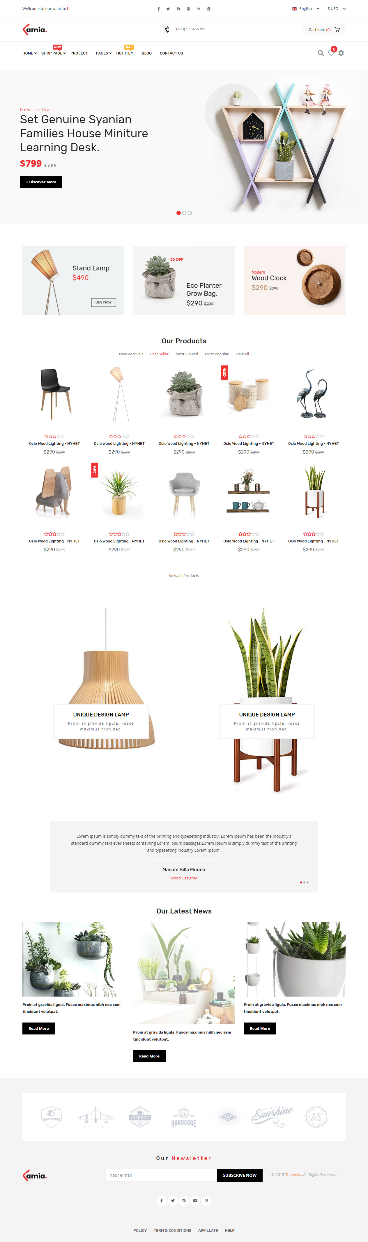Lamia HTML Email Marketing Templates