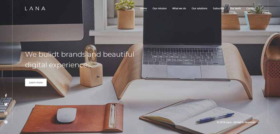 Home page