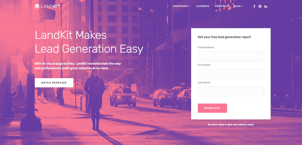 Home page