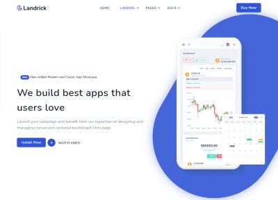 35+ Best HTML5 Landing Page Templates 2021
