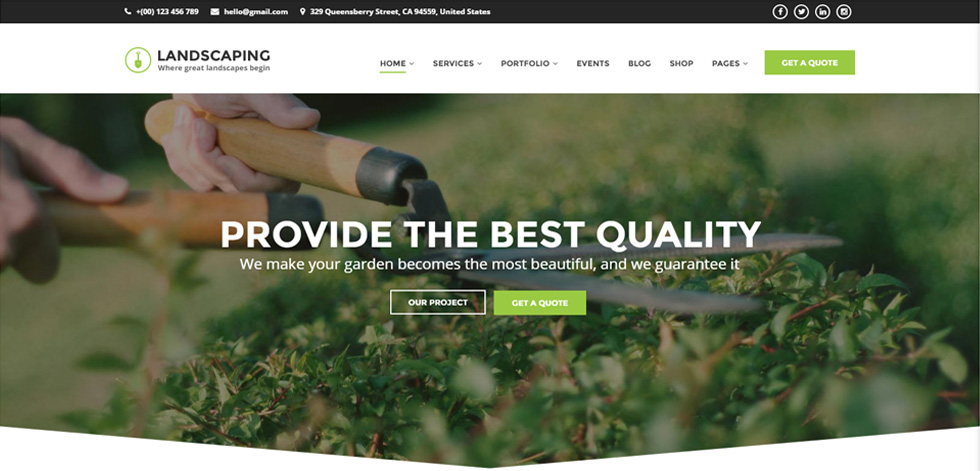 Home page