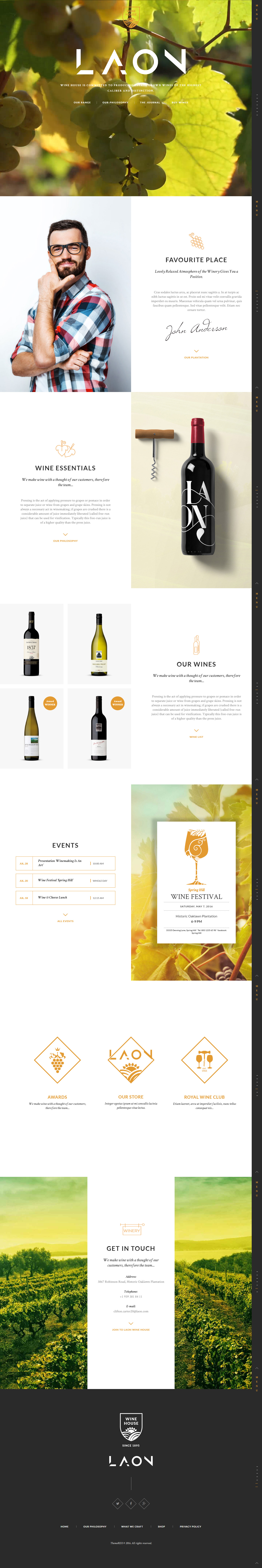 Laon WordPress Wine Theme