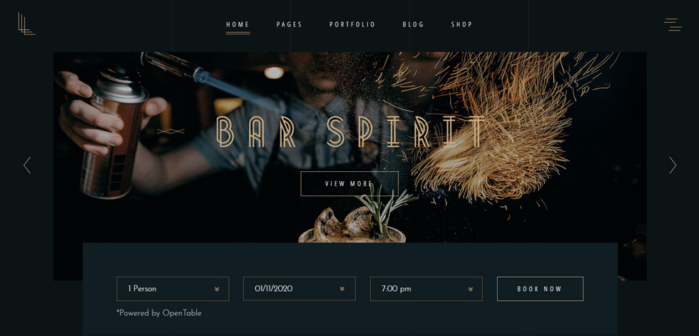 Home page