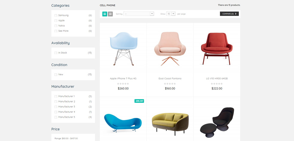 Category page
