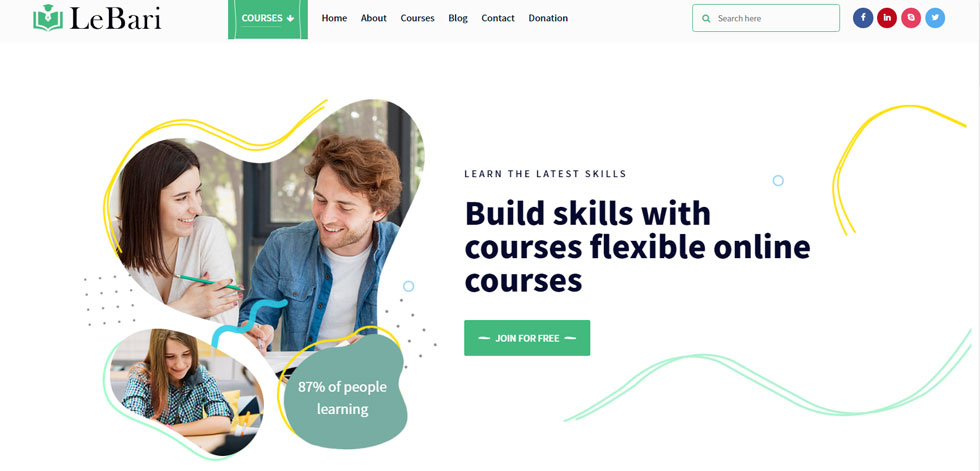 Home page
