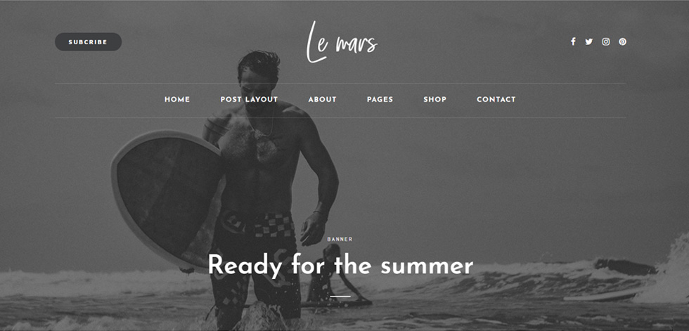 Home page