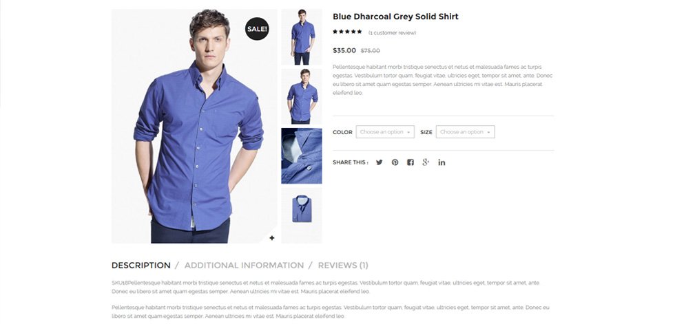 Product page