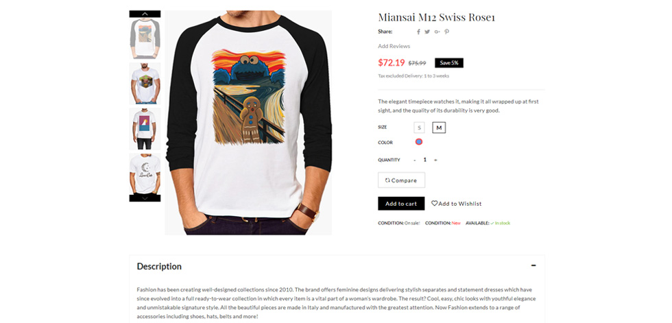 Product page