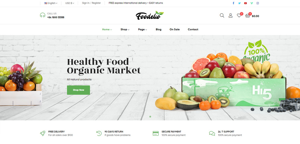 Home page