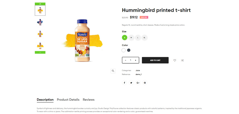 Product page