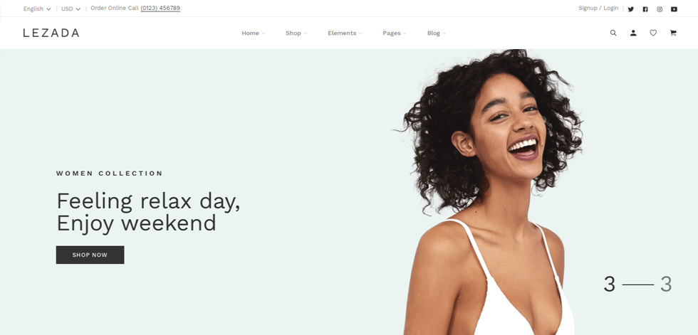 Home page