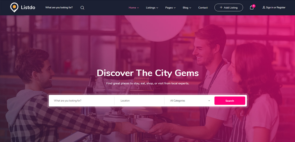 Home page