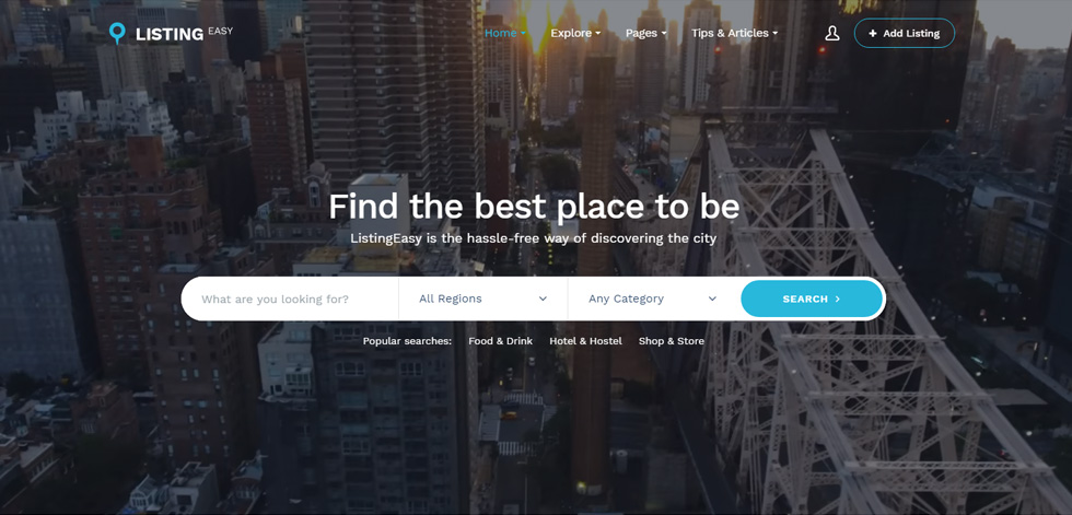 Home page