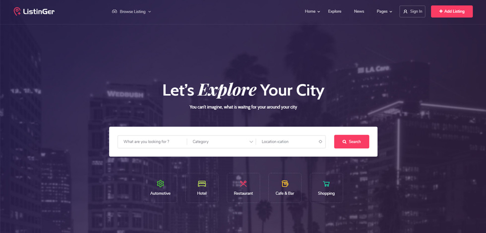 Home page